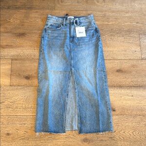 Pistola Blue Midi Skirt